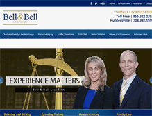Tablet Screenshot of belllawyers.com